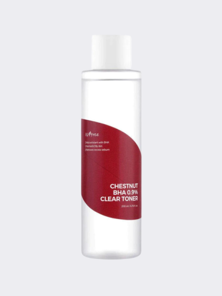 Очищающий тонер с ВНА-кислотой IsNtree Chestnut BHA 0.9% Clear Toner Очищающий тонер с ВНА-кислотой IsNtree Chestnut BHA 0.9% Clear Toner