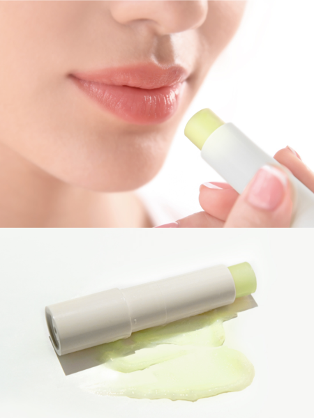 Ментоловый оттеночный бальзам с эффектом увеличения губ с экстрактом авокадо Ma:nyo Factory Our Vegan Color Lip Balm Green Pink