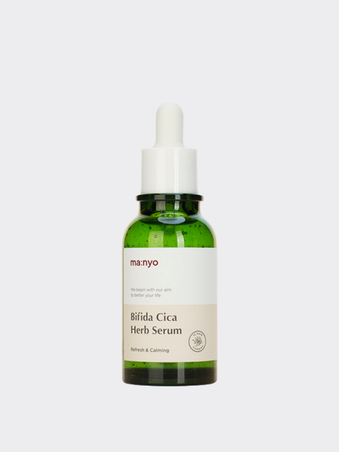 Успокаивающая сыворотка с экстрактом центеллы MA:NYO Factory Bifida Cica Herb Serum