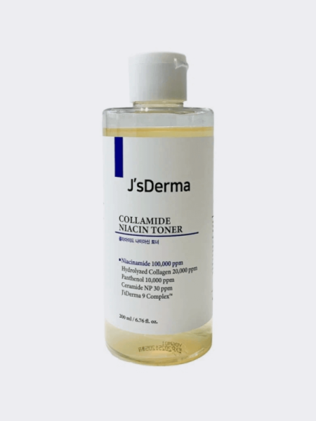 Восстанавливающий тонер для лица с ниацинамидом и коллагеном J'sDERMA Collamide Niacin Toner Восстанавливающий тонер для лица с ниацинамидом и коллагеном J'sDERMA Collamide Niacin Toner