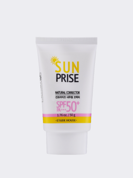 Солнцезащитный крем для выравнивания тона кожи Etude House Sun Prise Natural Corrector SPF50+ PA+++