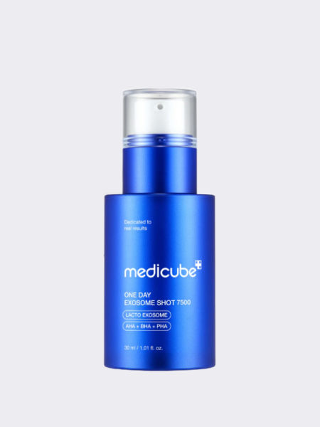 Интенсивная выравнивающая сыворотка со спикулами и экзосомами Medicube One Day Exosome Shot Pore Serum 7500