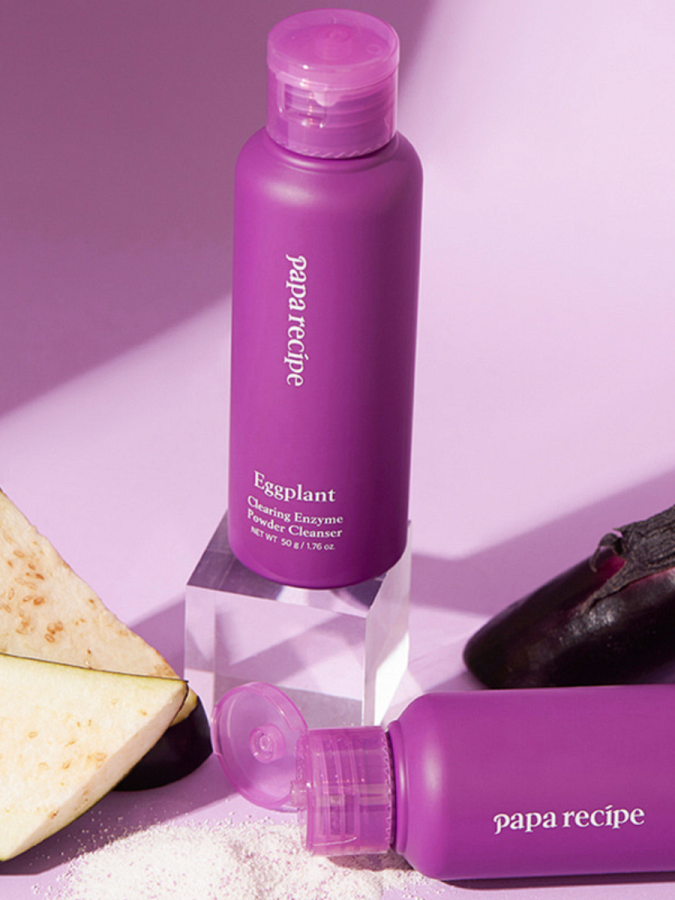 Успокаивающая энзимная пудра с экстрактом баклажана Papa Recipe Eggplant Clearing Enzyme Powder Cleanser