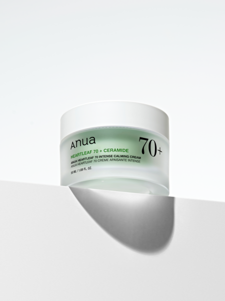 Интенсивный успокаивающий крем для лица с экстрактом хауттюйнии ANUA Heartleaf 70+ Ceramide Intense Calming Cream