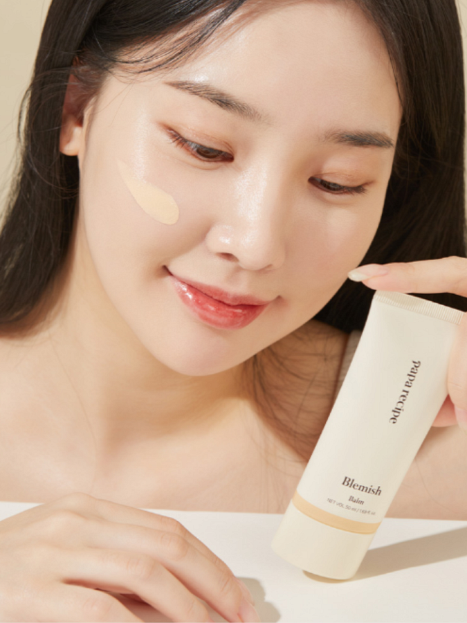 Успокаивающий тональный крем с растительными экстрактами Papa Recipe Blemish Balm SPF26 PA++