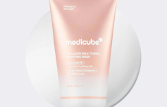 Выравнивающая маска-плёнка с коллагеном и молочными протеинами Medicube Collagen Milk Toning Wrapping Mask