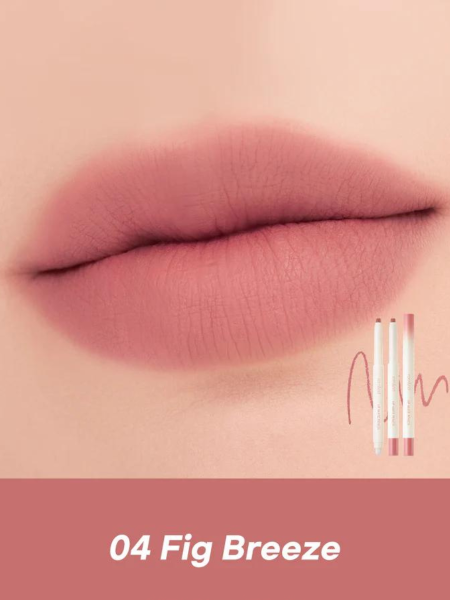 Матовый карандаш для губ в оттенке инжира rom&nd Lip Mate Pencil 04 Fig Breeze