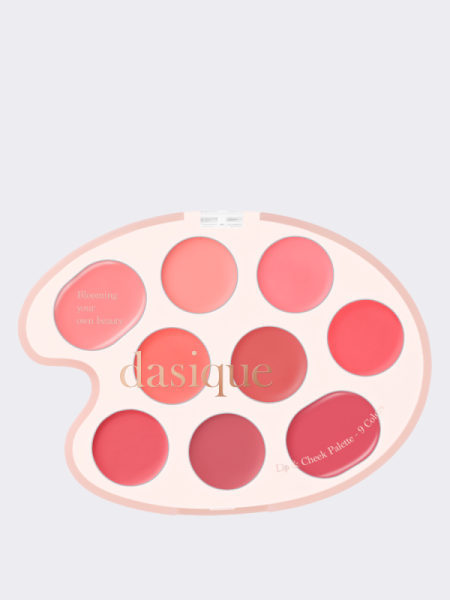 Универсальная кремовая палетка для губ и щёк Dasique Lip & Cheek Palette #02 Coral Coloring