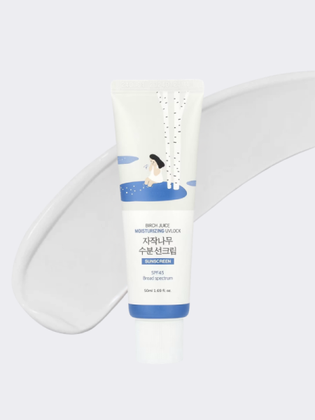 Увлажняющий солнцезащитный крем с берёзовым соком Round Lab Birch Juice Moisturizing Sun Cream SPF50+ PA++++