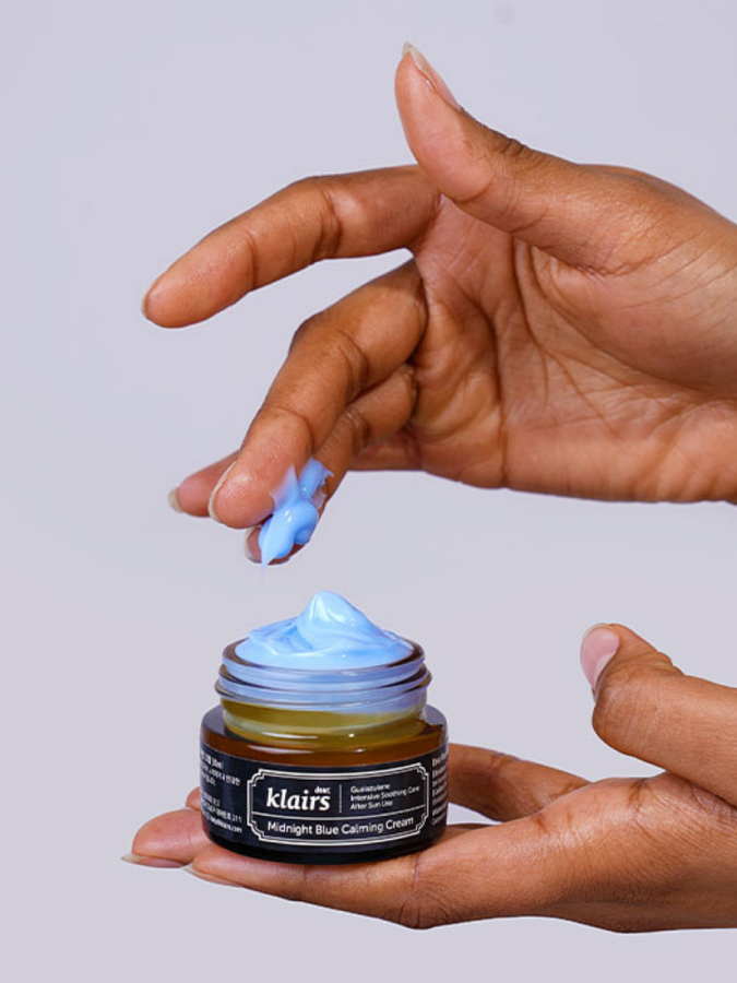 Регенерирующий успокаивающий ночной крем с пептидами и центеллой Dear, Klairs Midnight Blue Calming Cream