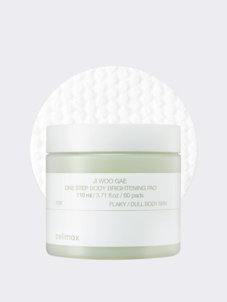 Осветляющие диски для тела с кислотами и ниацинамидом Celimax Ji Woo Gae One Step Body Brightening Pad