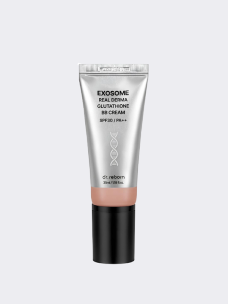 Многофункциональный тональный крем с экзосомами DR.REBORN Exosome Real Derma Glutathione BB Cream SPF30 PA++