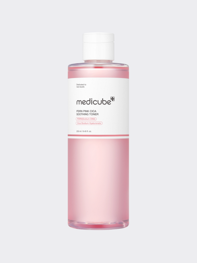Смягчающий тонер с центеллой и ПДРН Medicube PDRN Pink Cica Soothing Toner
