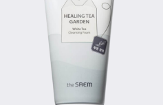 Пенка для умывания с белым чаем The Saem Healing Garden Tea Cleansing Foam White Tea