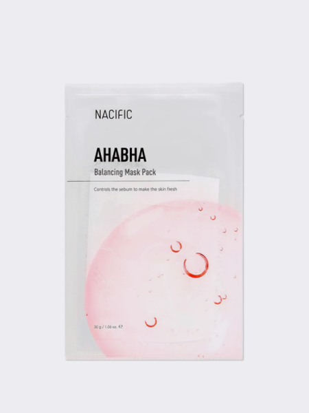 Балансирующая тканевая маска для лица с кислотами Nacific AHA BHA Balancing Mask Pack Балансирующая тканевая маска для лица с кислотами Nacific AHA BHA Balancing Mask Pack