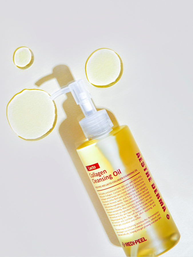 Гидрофильное масло с лактобактериями и коллагеном MEDI-PEEL Red Lacto Collagen Cleansing Oil