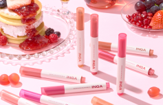 Тающий оттеночный бальзам для губ INGA Water Glow Melting Balm Lychee Juice