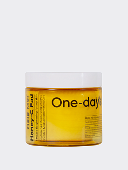 Питательные тонер-пэды с экстрактом мёда и бета-глюканом One-Day's You Help Me Honey-C Pad