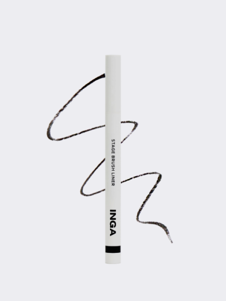 Ультратонкая подводка для век INGA Stage Brush Liner Daily Black