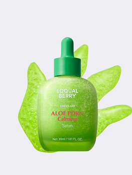 Успокаивающая сыворотка с алоэ и ПДРН EQQUALBERRY Aloe PDRN Calming Serum