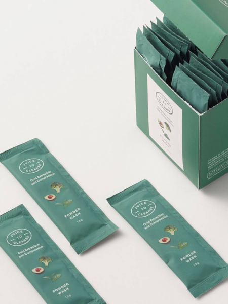 Отшелушивающая энзимная пудра с папаином и витамином С Juice To Cleanse Powder Wash