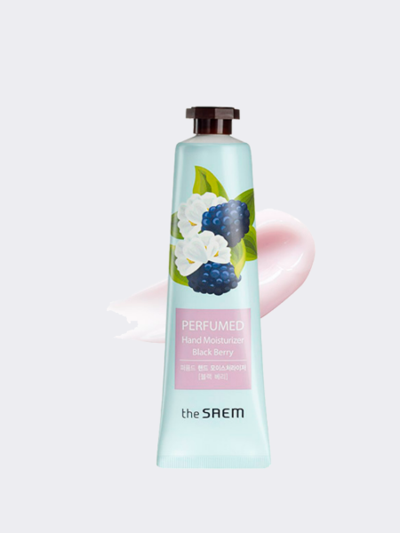 Парфюмированный крем для рук с ароматом ежевики The Saem Perfumed Hand Moisturizer Blackberry
