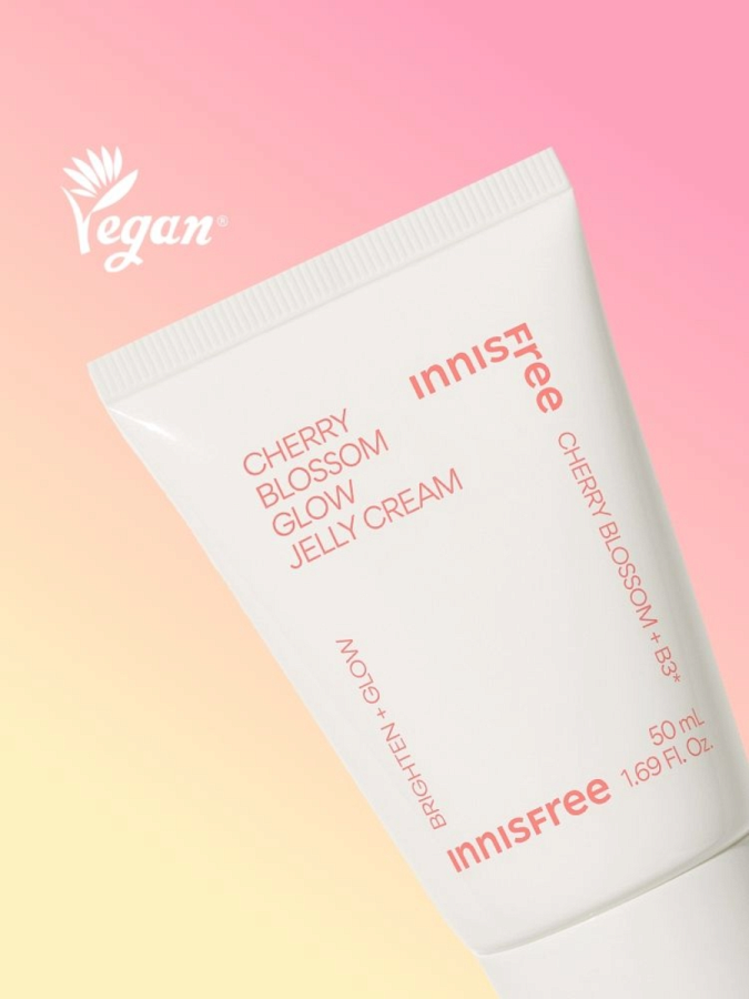 Увлажняющий крем для лица с экстрактом цветов вишни innisfree Cherry Blossom Glow Jelly Cream