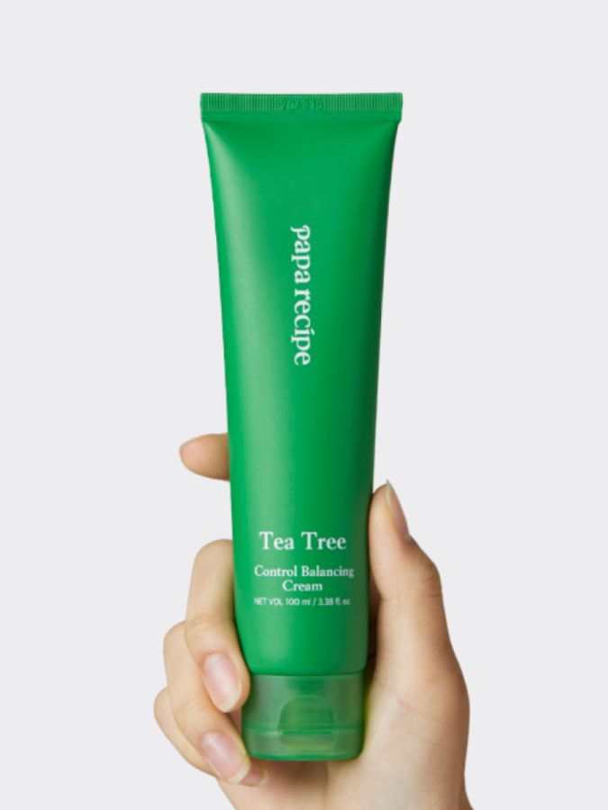 Успокаивающий крем для лица с экстрактом чайного дерева Papa Recipe Tea Tree Control Balancing Cream