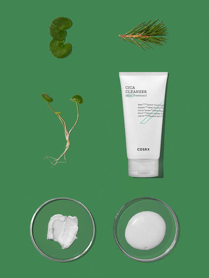 Мягкая пенка для чувствительной кожи Cosrx Pure Fit Cica Cleanser