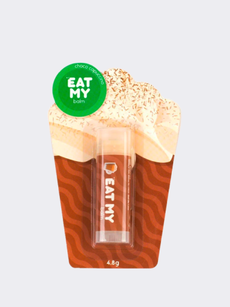Бальзам для губ с ароматом шоколадного капучино EAT MY BALM Choco Cappuccino