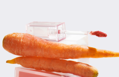 Глянцевый тинт для губ в нежном морковном оттенке AMUSE Healthy Dew Tint 04 Carrot Dew
