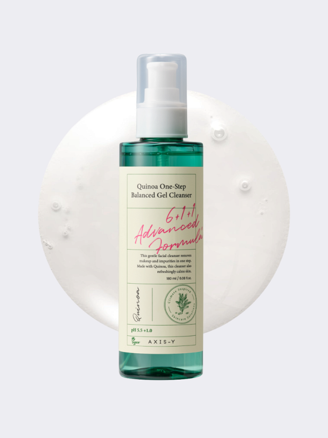 Очищающий гель для умывания с экстрактом киноа AXIS-Y Quinoa One Step Balanced Gel Cleanser