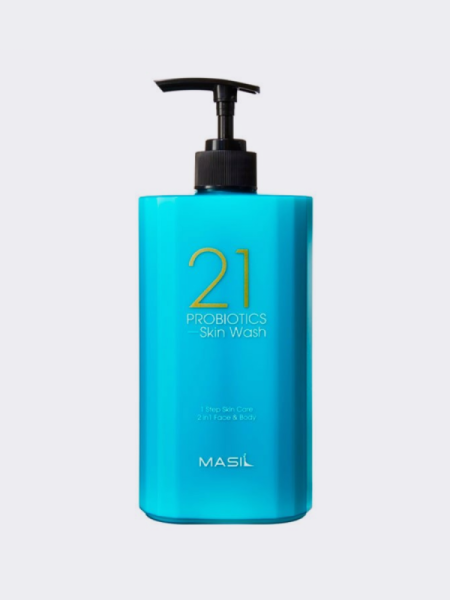 Очищающий гель для душа и умывания с пробиотиками Masil  21 Probiotics Skin Wash