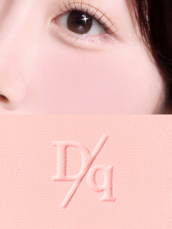 Нежные сухие румяна Dasique Soft Blur Cheek #02 Pink Cream