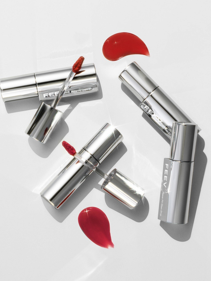 Глянцевый блеск-тинт для губ FEEV Hyper-fit Glam Drop Honey Dew