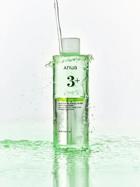 Успокаивающий тонер с азелаиновой кислотой ANUA Azelaic 3 Cica Skin Clarifying Toner