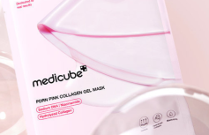 Разглаживающая гидрогелевая маска с коллагеном и ПДРН Medicube PDRN Pink Collagen Gel Mask