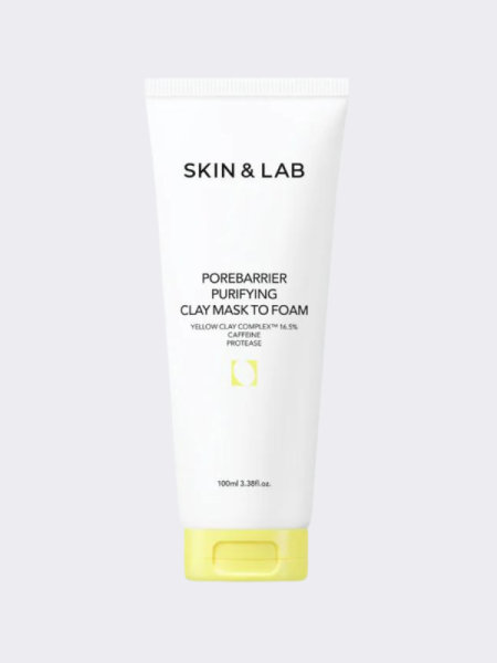 Очищающая маска-пенка для умывания с желтой глиной SKIN&LAB Porebarrier Purifying Clay Mask to Foam Очищающая маска-пенка для умывания с желтой глиной SKIN&LAB Porebarrier Purifying Clay Mask to Foam