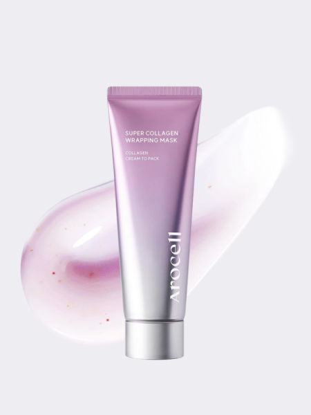 Маска-плёнка с коллагеном для сияния и гладкости кожи Arocell Super Collagen Wrapping Mask