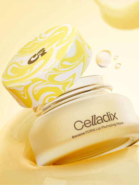 Питательная маска для губ с растительным ПДРН Celladix Banana PDRN Lip Plumping Mask
