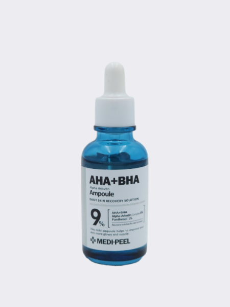 Отшелушивающая ампульная сыворотка с арбутином и кислотами MEDI-PEEL AHA BHA Alpha Arbutin Ampoule Отшелушивающая ампульная сыворотка с арбутином и кислотами MEDI-PEEL AHA BHA Alpha Arbutin Ampoule