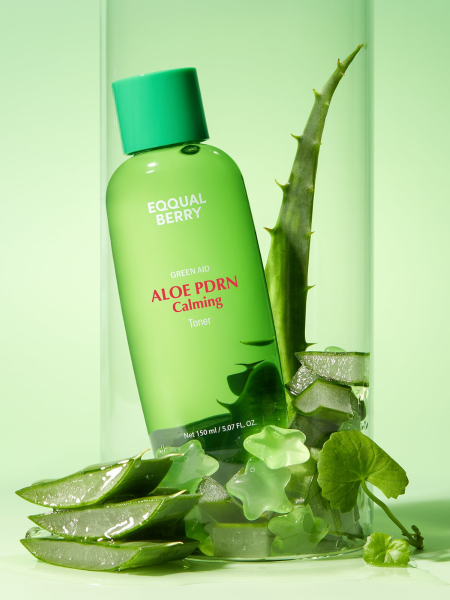 Успокаивающий тонер с алоэ и ПДРН EQQUALBERRY Aloe PDRN Calming Toner