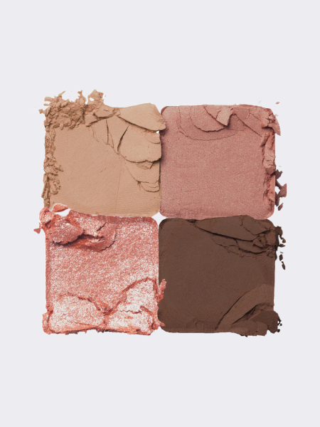 Мини-палетка теней в тёплых розовых оттенках rom&nd Better Than Eyes 01 Dry Mango Tulip