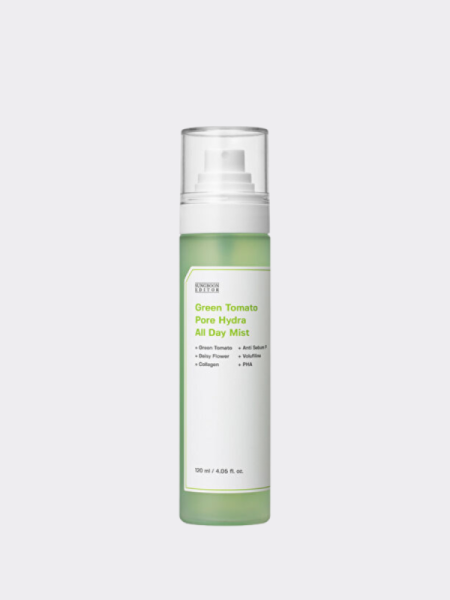 Увлажняющий спрей для лица с экстрактом зелёного томата Sungboon Editor Green Tomato Pore Hydra All Day Mist 
