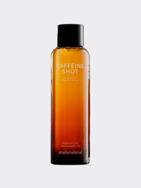 Бодрящий тонер для лица с кофеином и ниацинамидом ShaiShaiShai Caffeine Shot Toning Booster Бодрящий тонер для лица с кофеином и ниацинамидом ShaiShaiShai Caffeine Shot Toning Booster