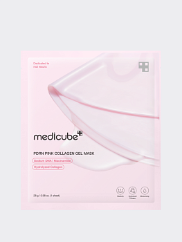 Разглаживающая гидрогелевая маска с коллагеном и ПДРН Medicube PDRN Pink Collagen Gel Mask