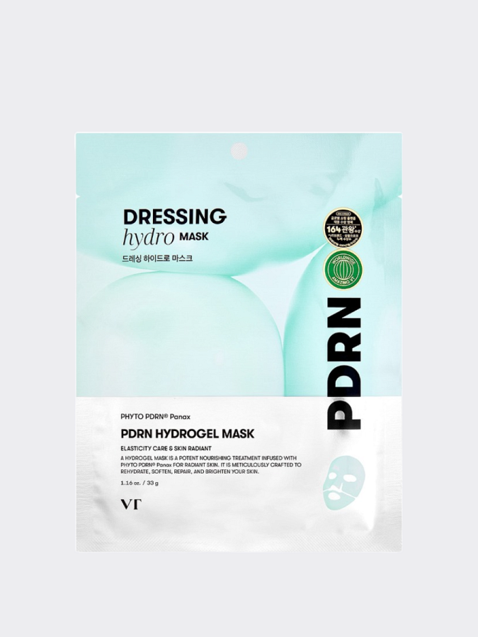 Восстанавливающая гидрогелевая маска с растительным ПДРН VT PDRN Hydrogel Mask