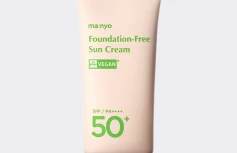 Солнцезащитный крем с тональным эффектом Ma:nyo Factory Foundation-Free Sun Cream SPF50+ PA++++