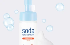 Глубоко очищающая пузырьковая пенка-щеточка для умывания с содой Holika Holika Soda Tok Tok Clean Pore Bubble Foam