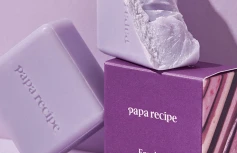 Мягкое очищающее мыло для умывания с экстрактом баклажана Papa Recipe Eggplant Clearing Mild Soap